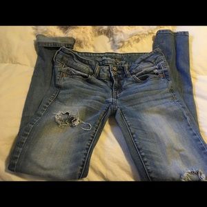 American Eagle skinny distressed must bundle !!